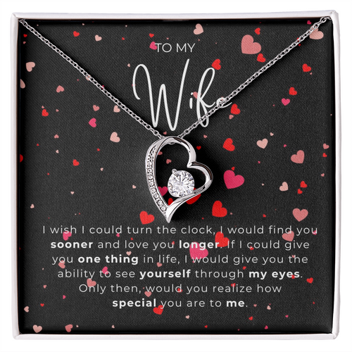 To My Wife Forever Love Necklace