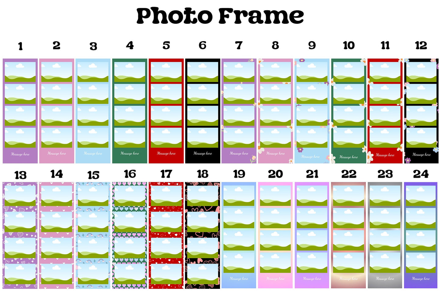 Personalized 2-side Photo Acrylic Photo Booth Keychains