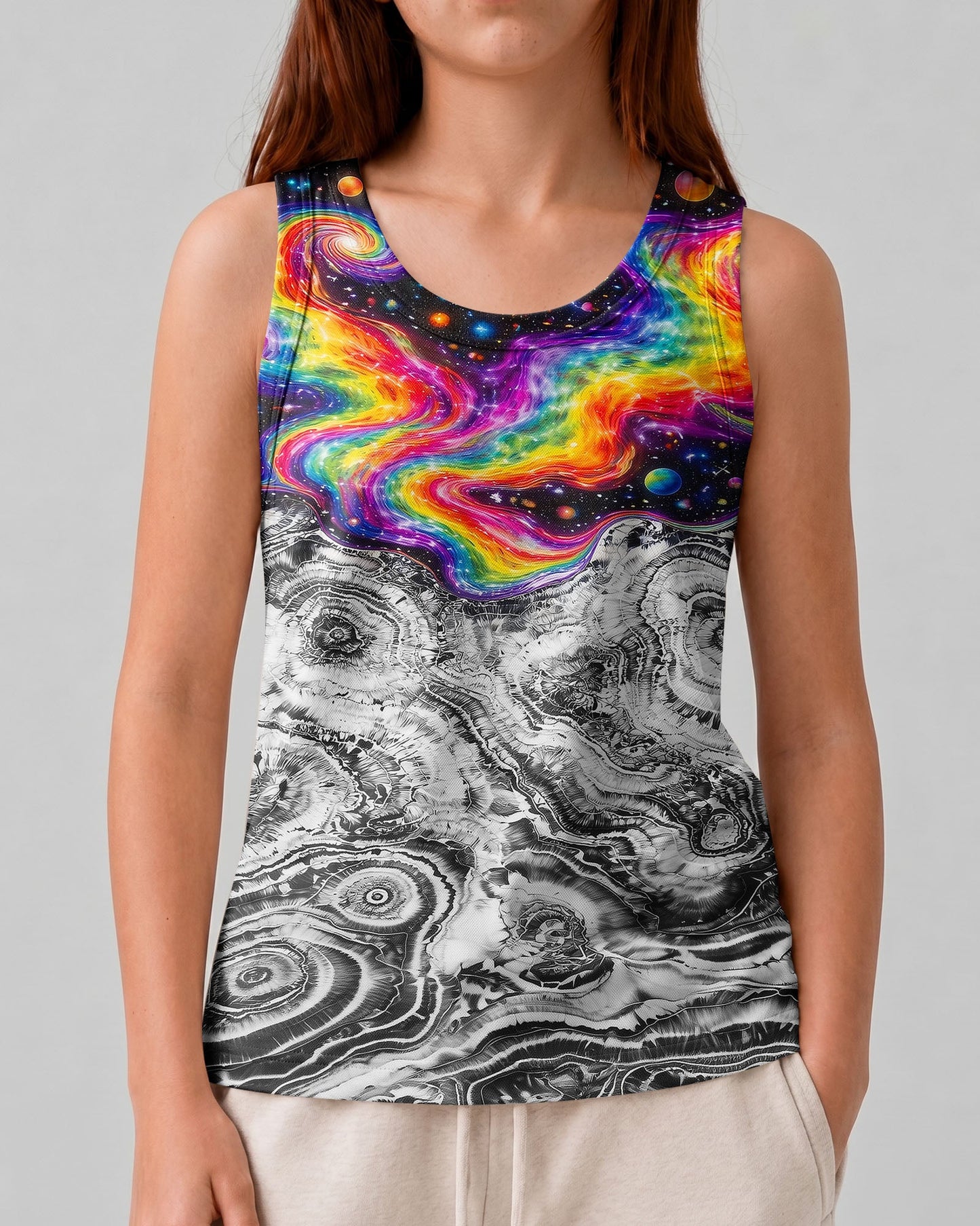 SCRATCHING CAT GALAXY KIDS ALL OVER PRINT - KMTM1006262