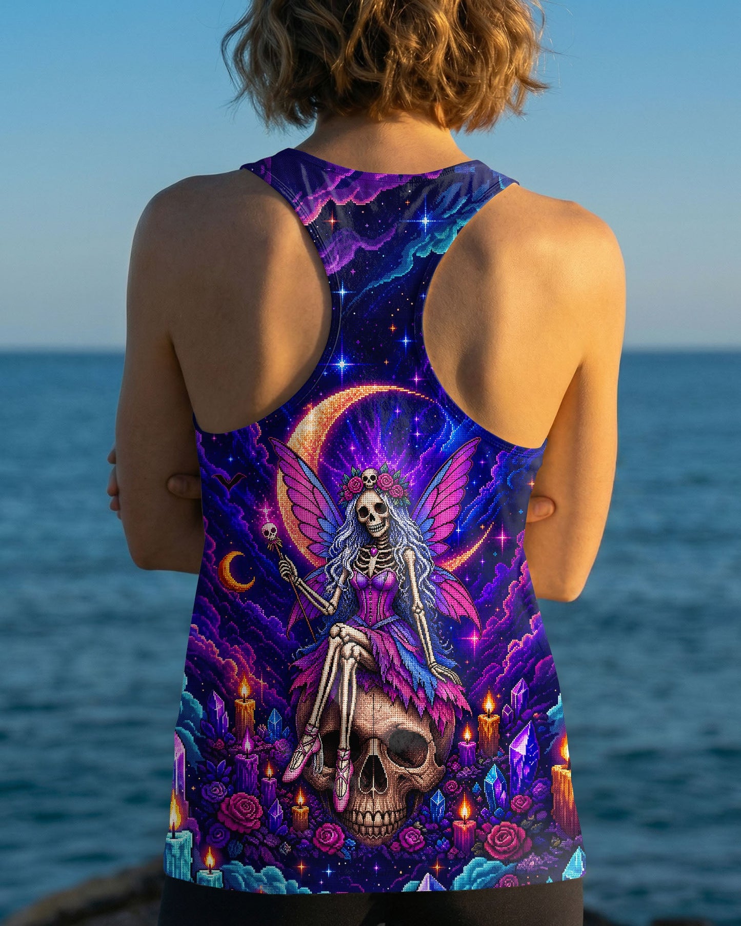 KARMA FAIRY SKELETON PIXEL ALL OVER PRINT – KMTM2605261