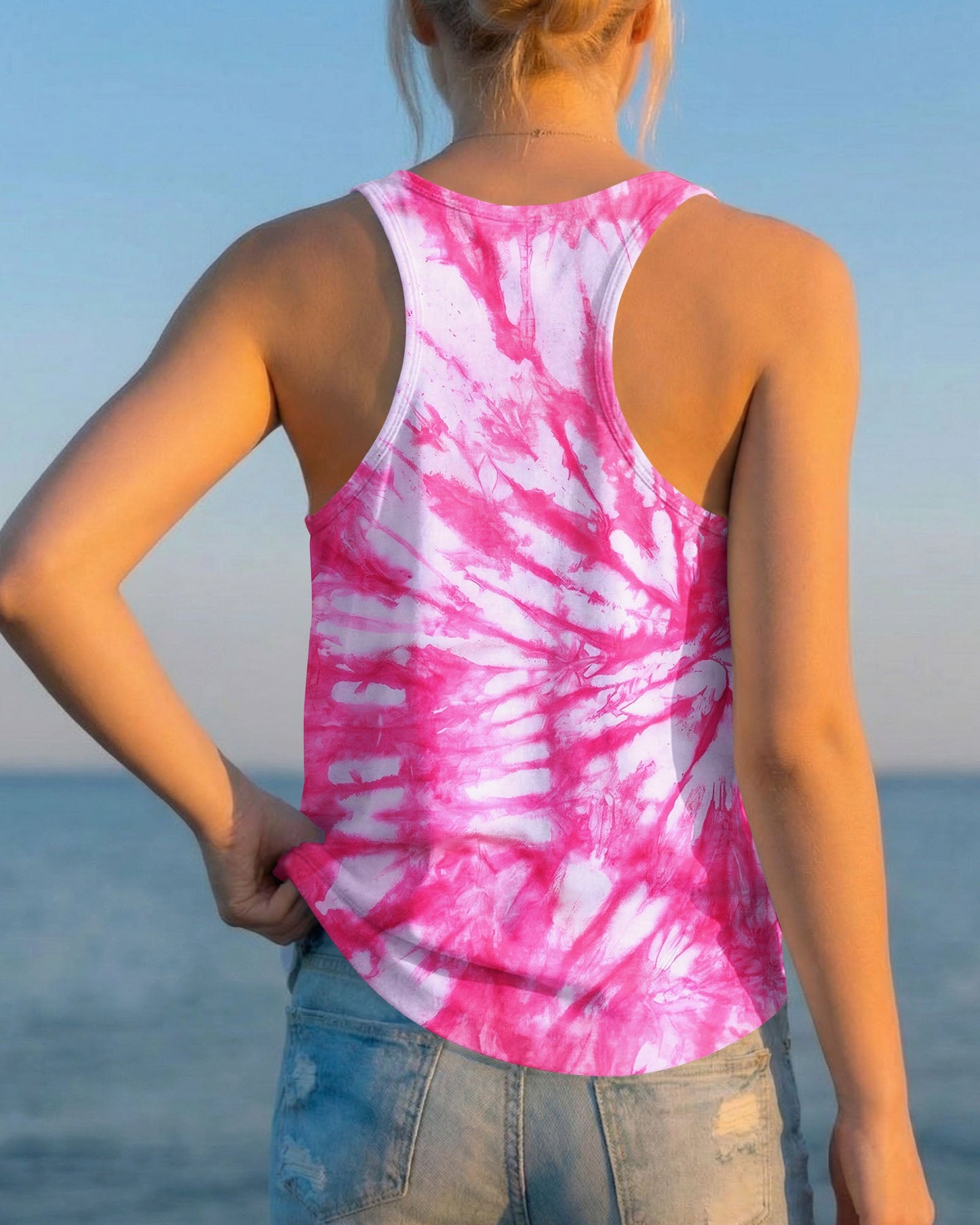 IN OCTOBER WE WEAR PINK GHOST ALL OVER PRINT - RI1507261