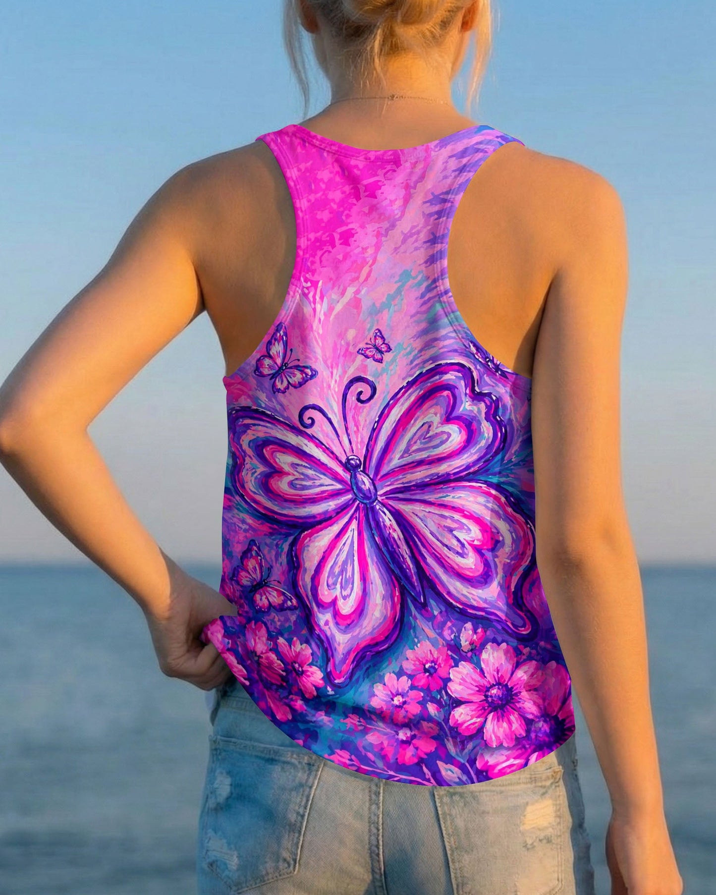 WHISPER WORDS OF WISDOM LET IT BE BUTTERFLY ALL OVER PRINT - TLHN2304261