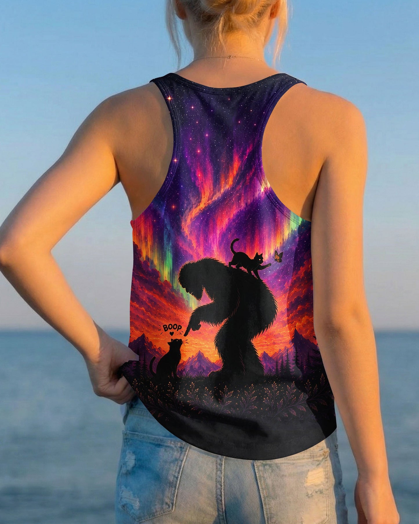 BOOP BIGFOOT CAT AURORA ALL OVER PRINT - TLNO2805263