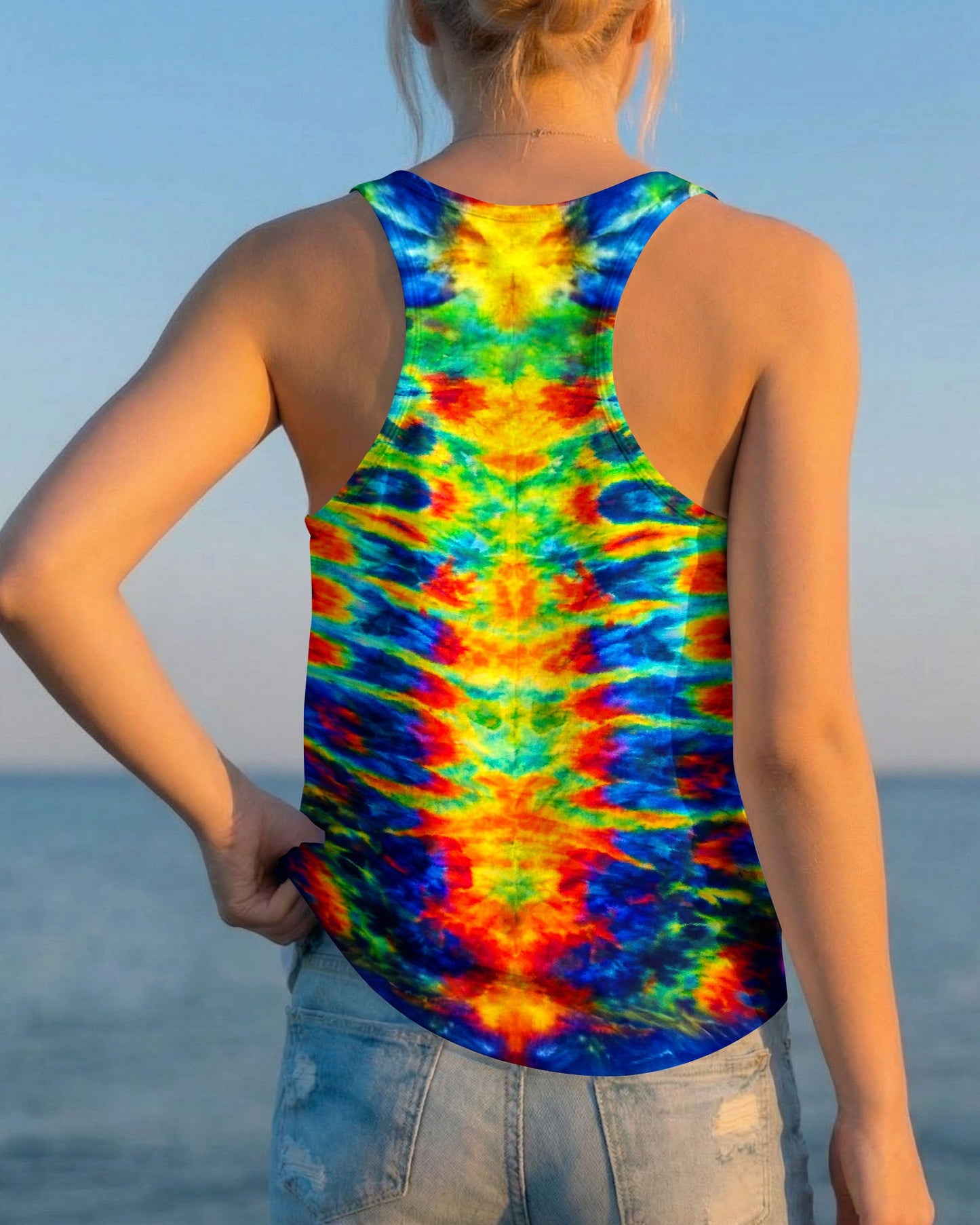 HIPPIE DRAGONFLY COLORFUL SWIRL ALL OVER PRINT - TLNT0204262