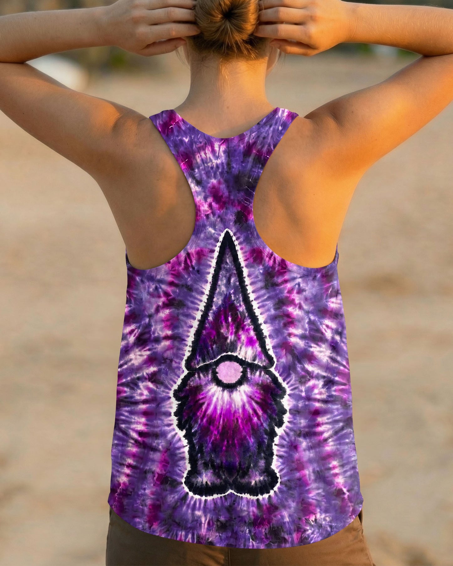 GROOVY GNOME PURPLE PATTERN ALL OVER PRINT - TLNT1405261