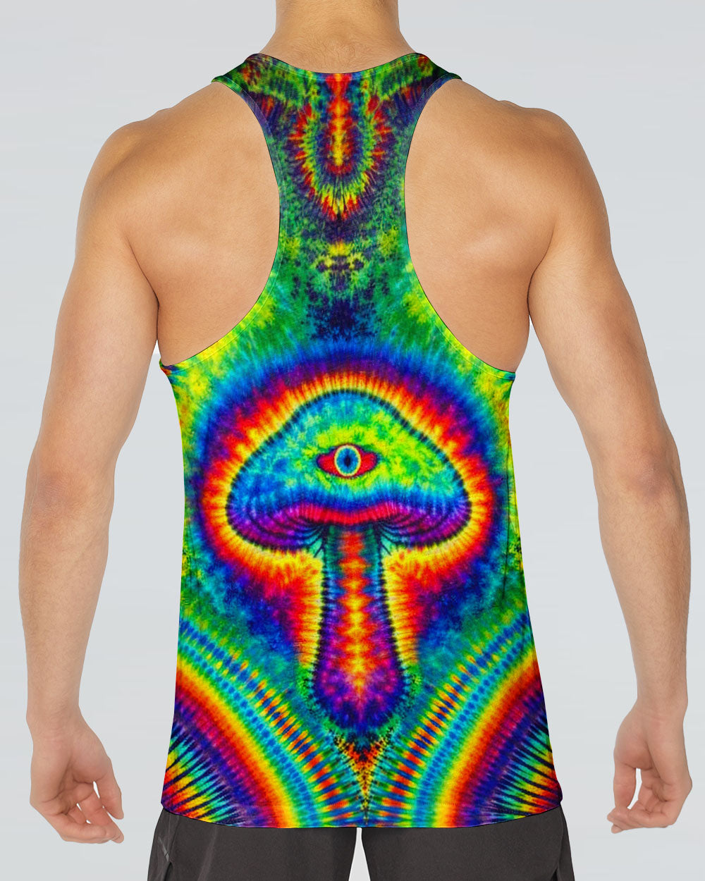 PSYCHEDELIC MUSHROOM COLORFUL ALL OVER PRINT - TLNT2004262