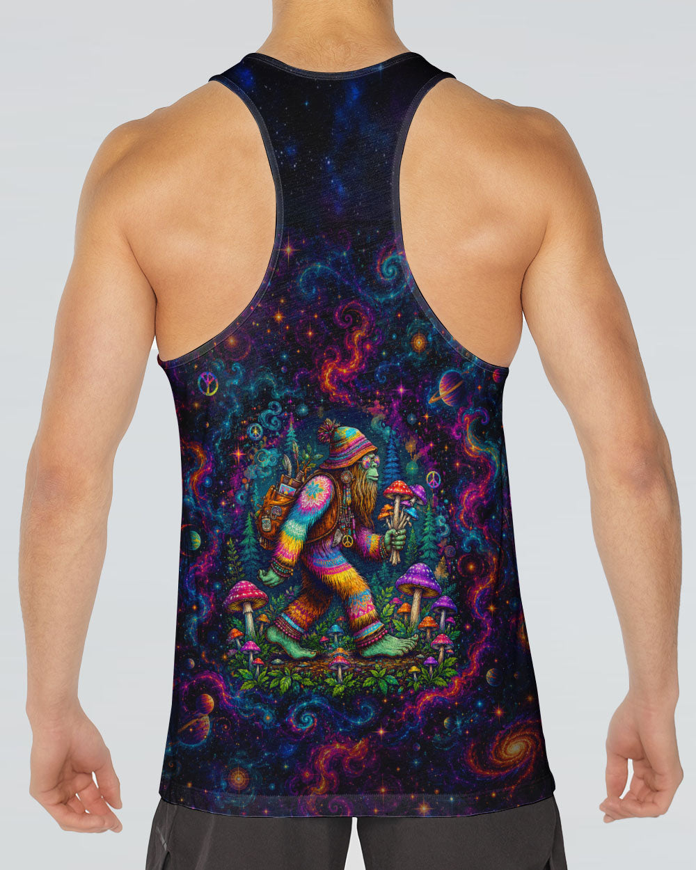 TRIPPY BIGFOOT LET'S GET WEIRD BIGFOOT ALL OVER PRINT - TLTW2805263
