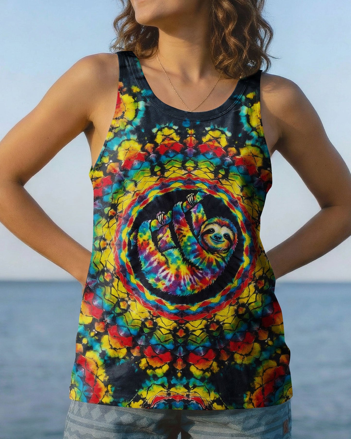 COLORFUL SLOTH ALL OVER PRINT - TYLN0704263
