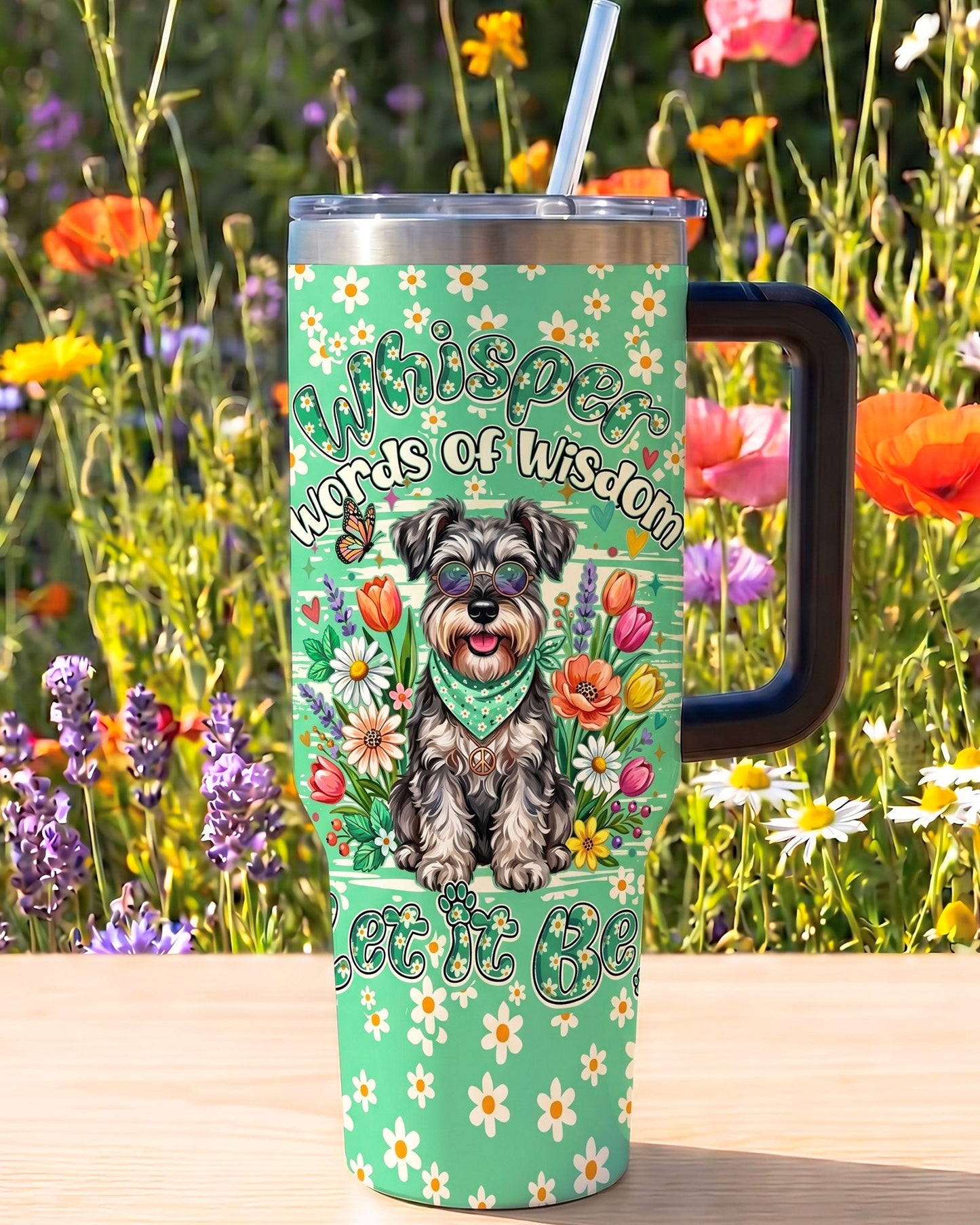 WHISPER WORDS OF WISDOM LET IT BE SCHNAUZER TUMBLER - TY0505261