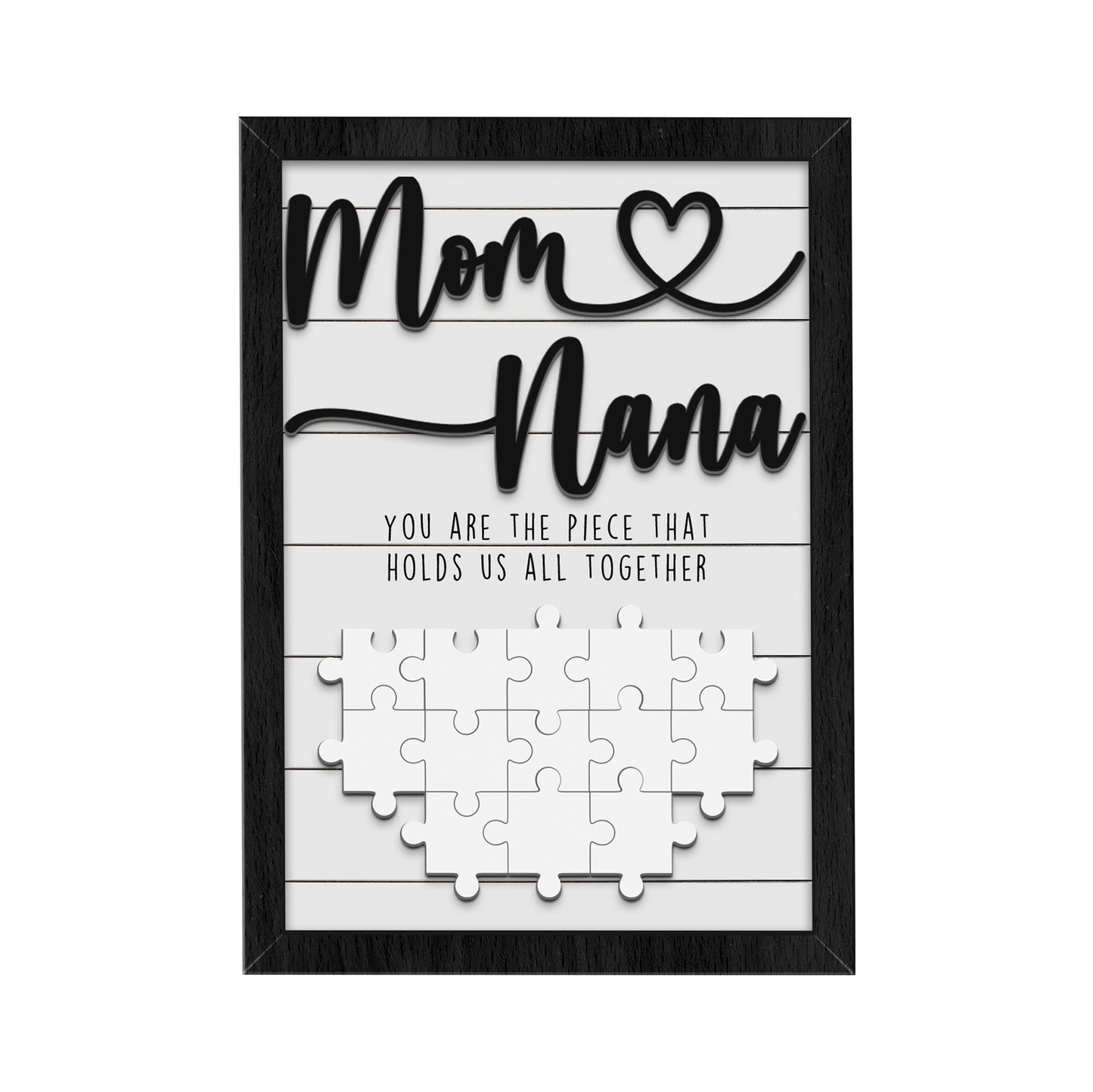 Mother's Day Custom Puzzle Sign for Grandmother