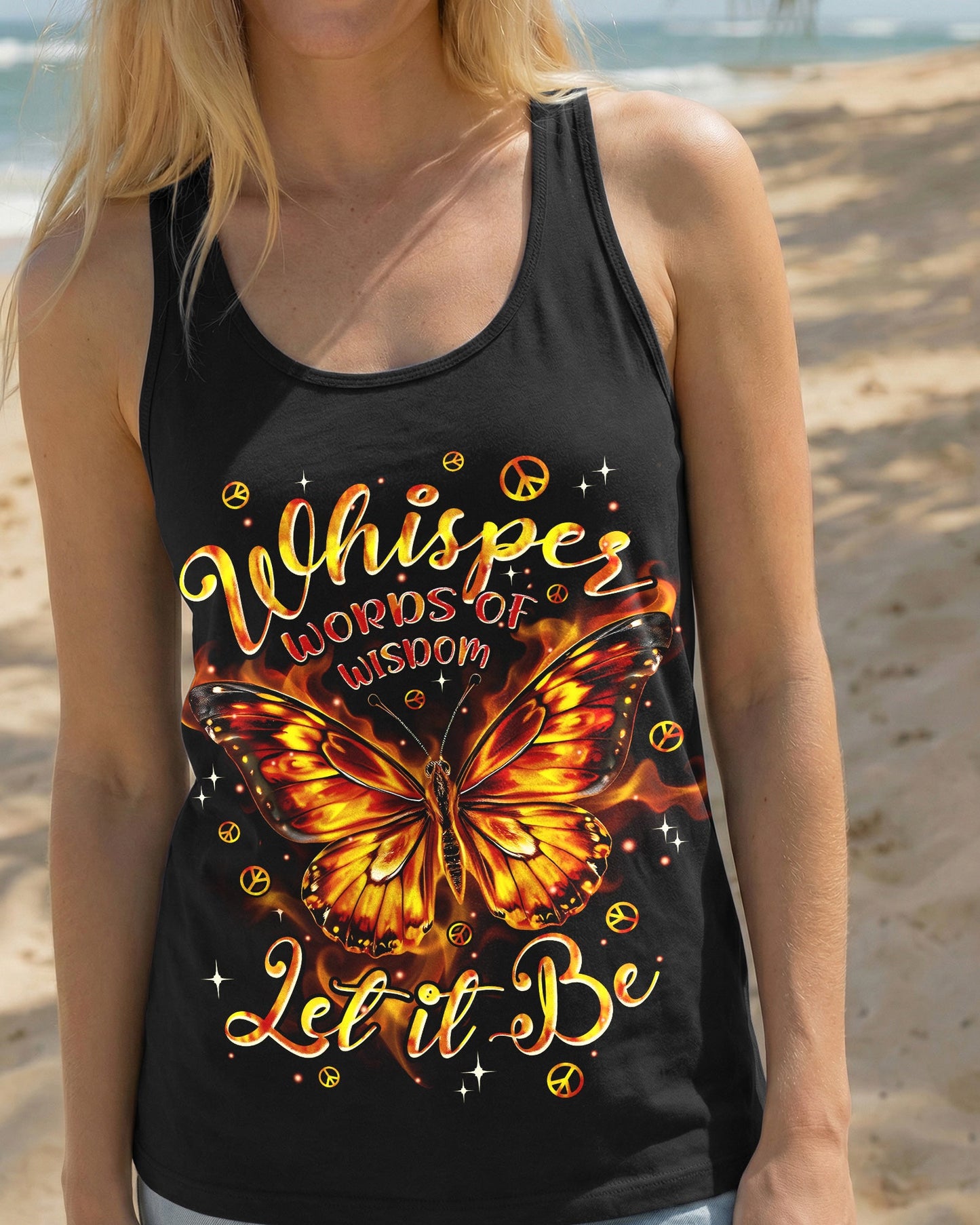 WHISPER WORDS OF WISDOM LET IT BE BUTTERFLY ALL OVER PRINT - TYPQ3006262