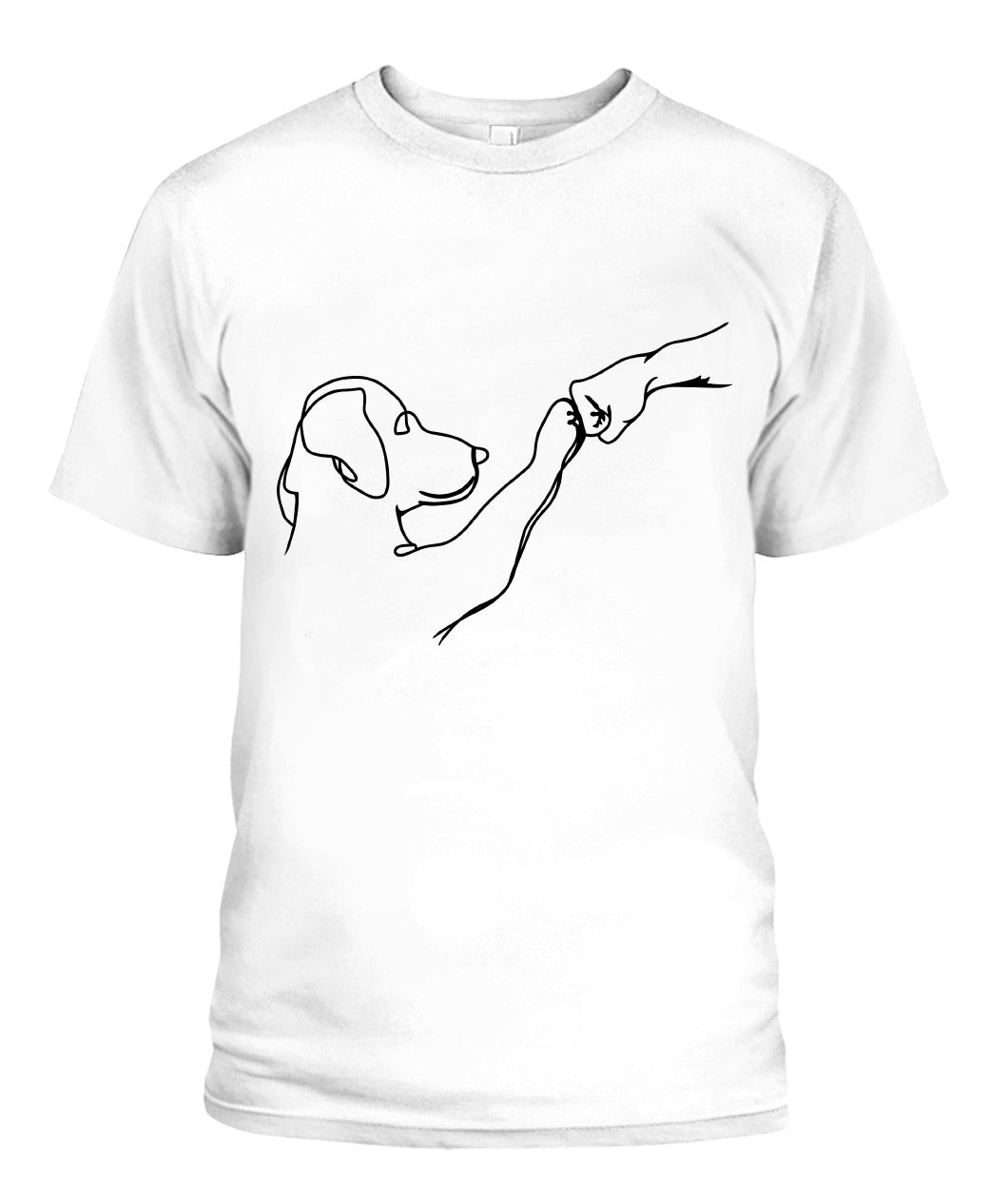 Dog High Five Graphic Apparel