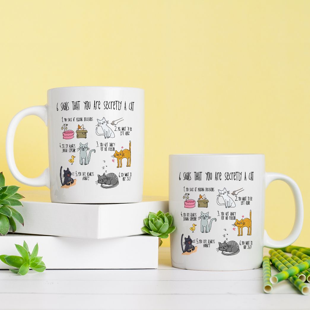 Six Signs That You Are Secretly A Cat Mug