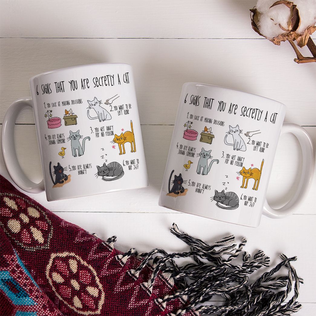 Six Signs That You Are Secretly A Cat Mug