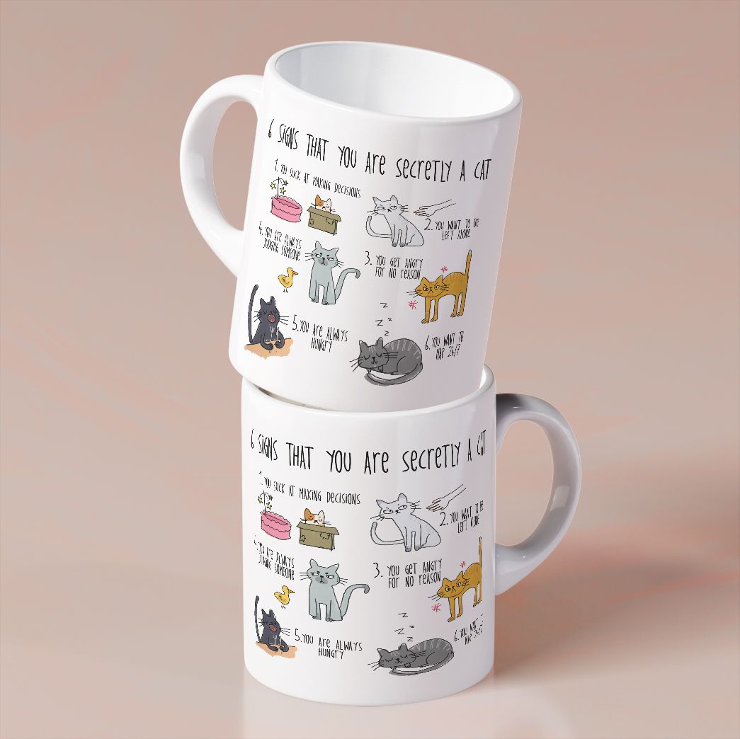 Six Signs That You Are Secretly A Cat Mug