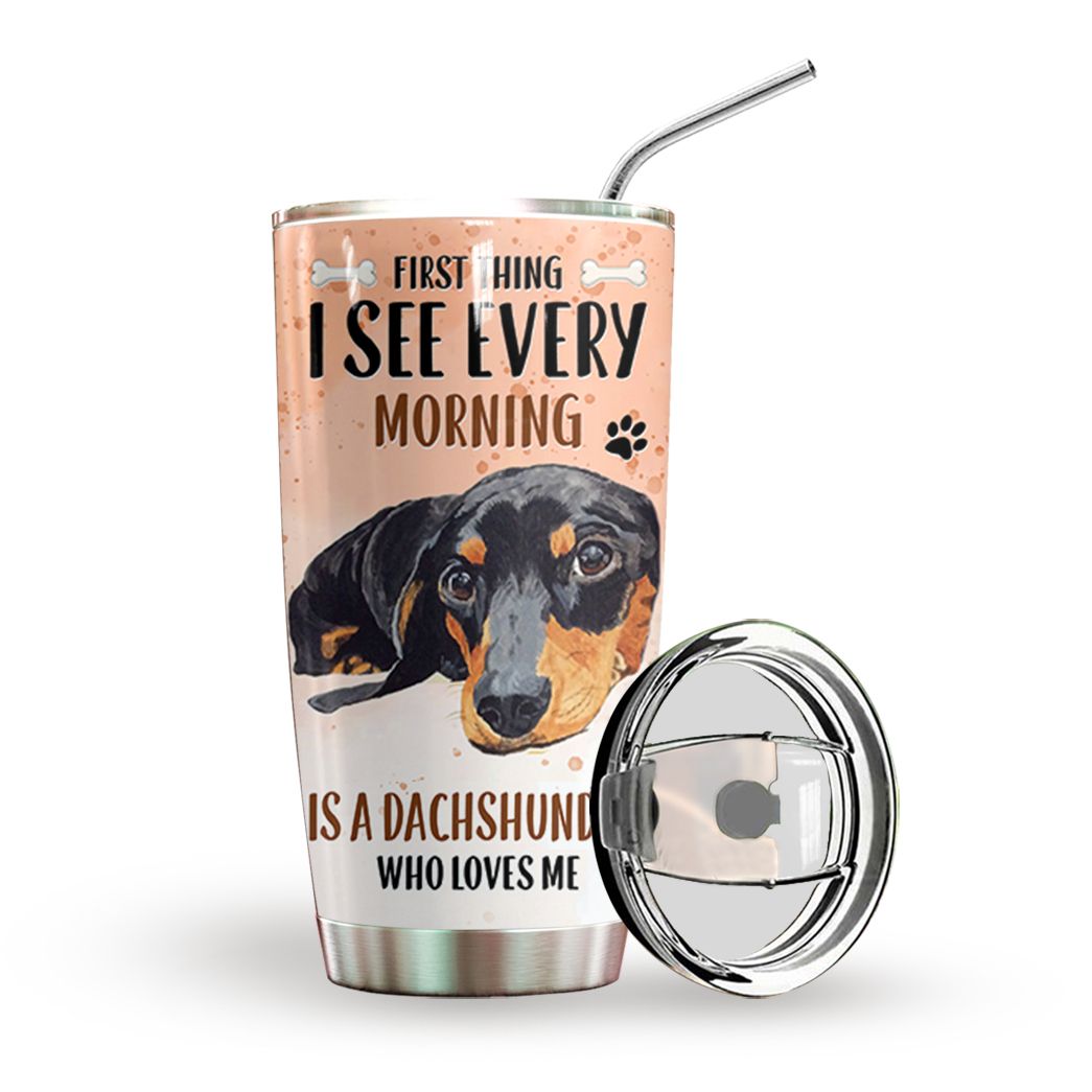 Wiggle Dachshund At Home Tumbler
