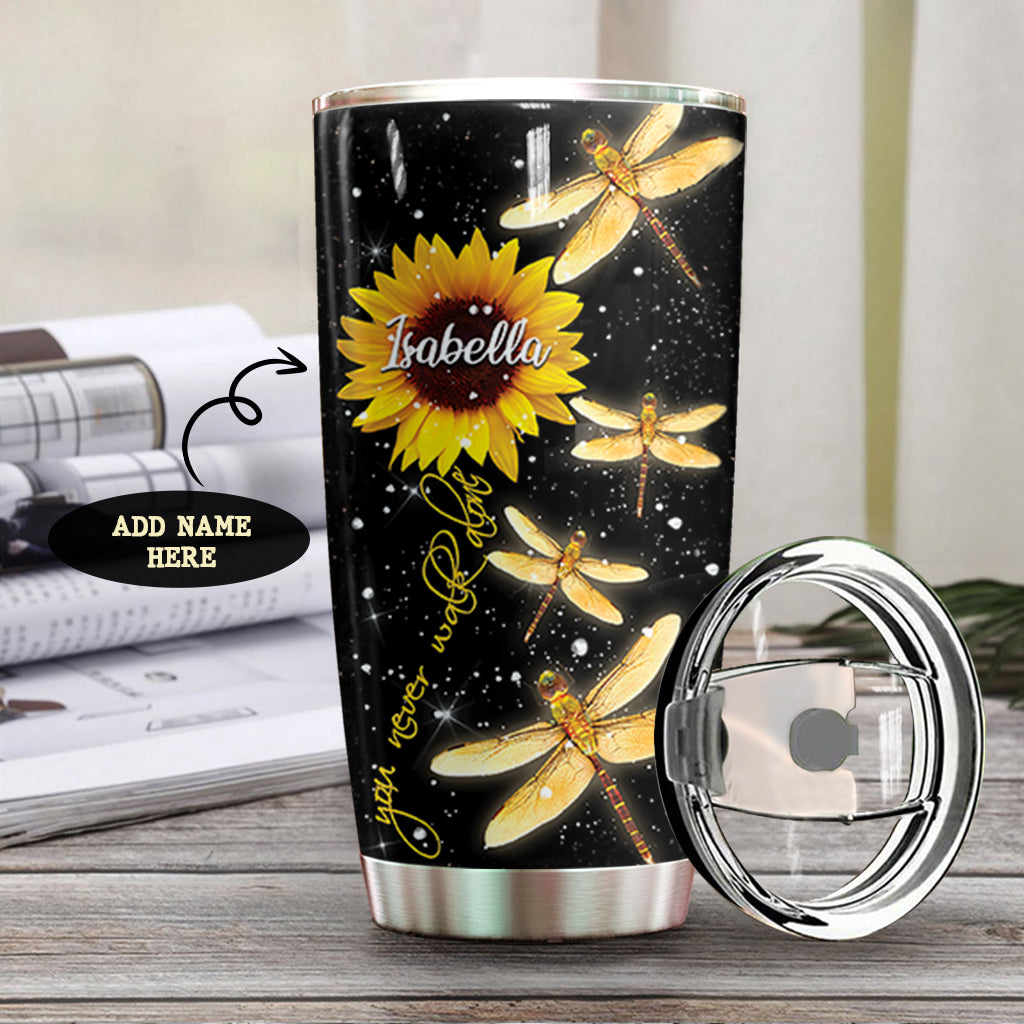 Dragonfly Mother Personalized Tumbler
