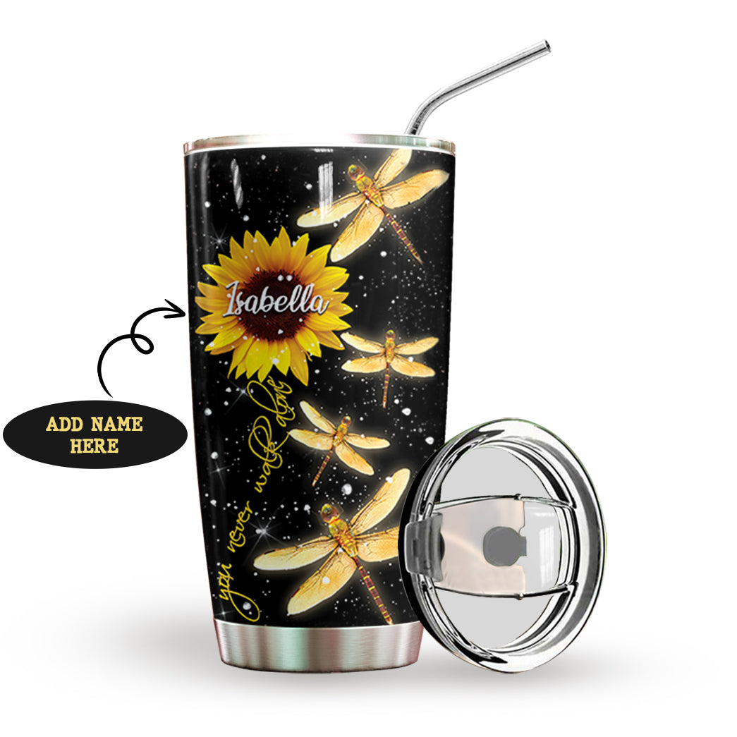 Dragonfly Mother Personalized Tumbler