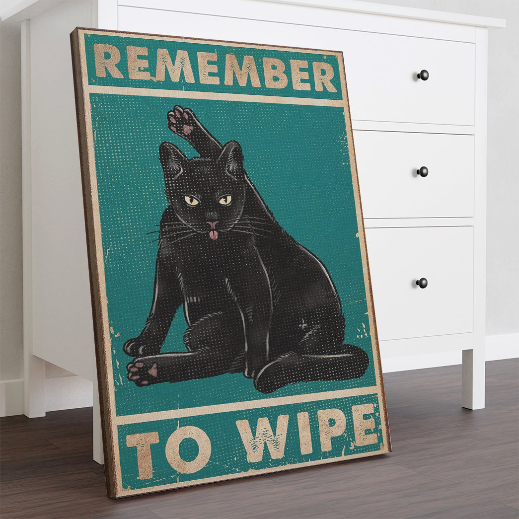 Remember To Wipe Canvas With Frame