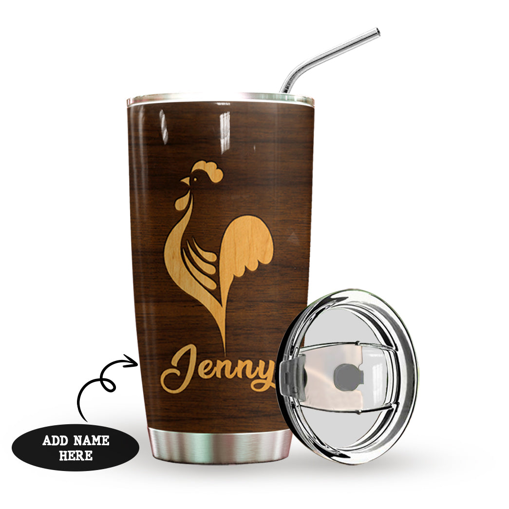 Just A Girl Who Loves Chicken Personalized Tumbler