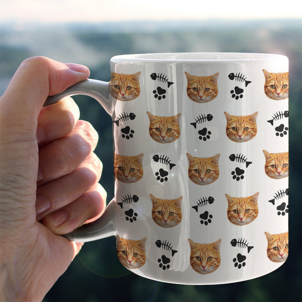 Cat Faces Personalized Mug