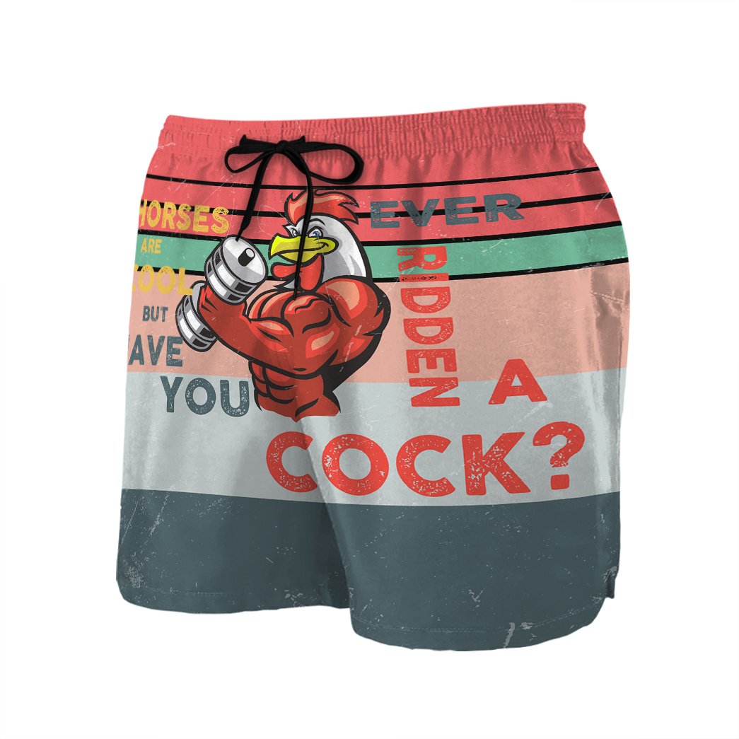 Stop Staring At My Cock Custom Beach Shorts