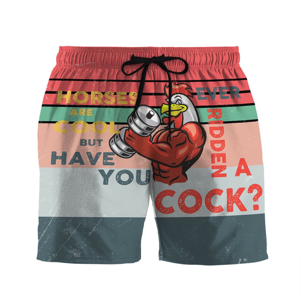Stop Staring At My Cock Custom Beach Shorts