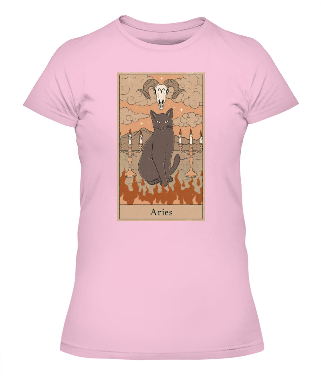 Aries Cat Custom Women's Tee & Unisex Tee