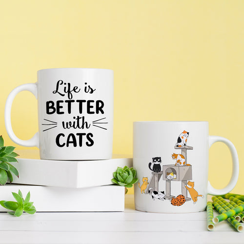 Cat Tower Coffee Mug