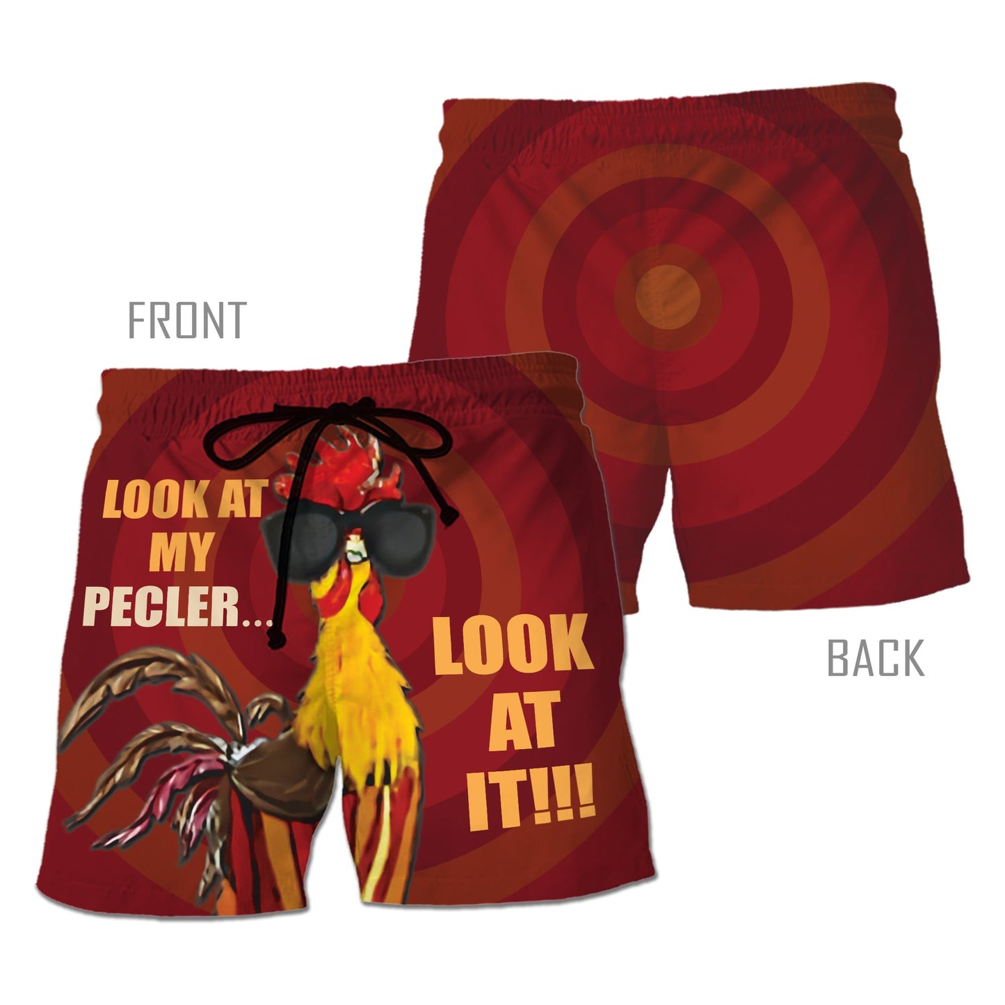 Look At My Pecker Beach Short