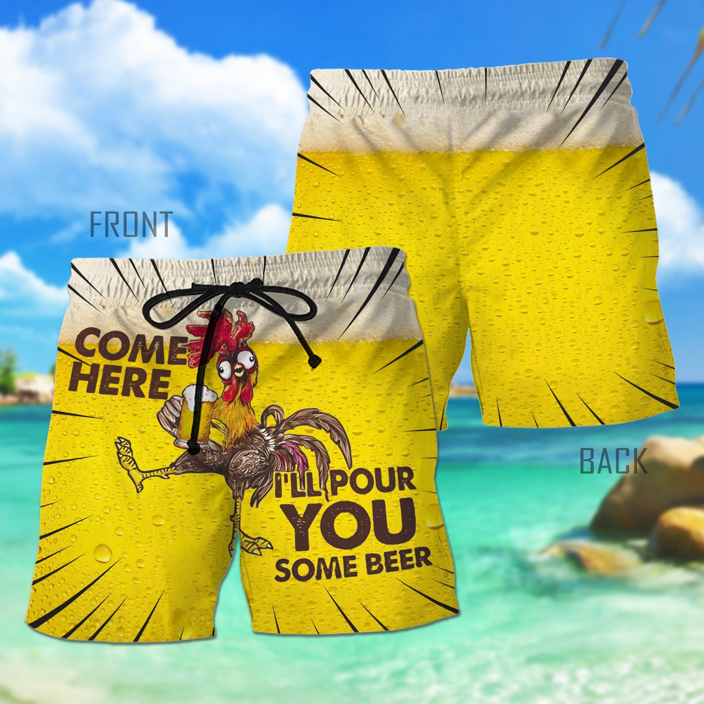 Pour You Some Beer Beach Shorts