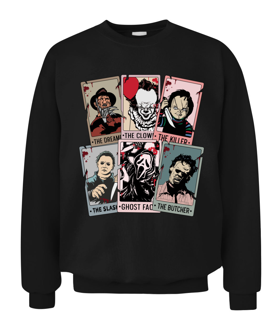 Halloween Horror Characters Graphic Apparel
