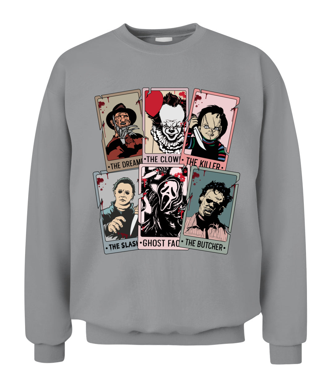 Halloween Horror Characters Graphic Apparel