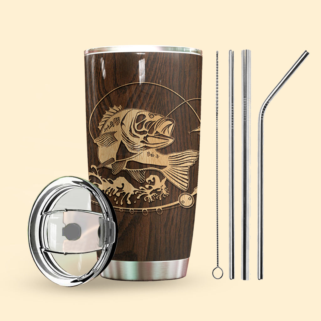 I Love Fishing Personalized Tumbler