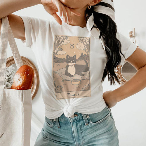Taurus Cat Custom Women's Tee & Unisex Tee