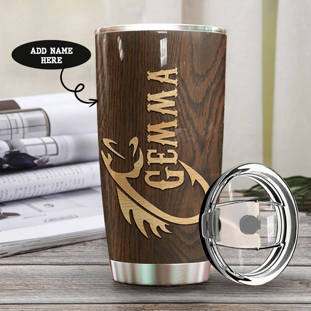 I Love Fishing Personalized Tumbler