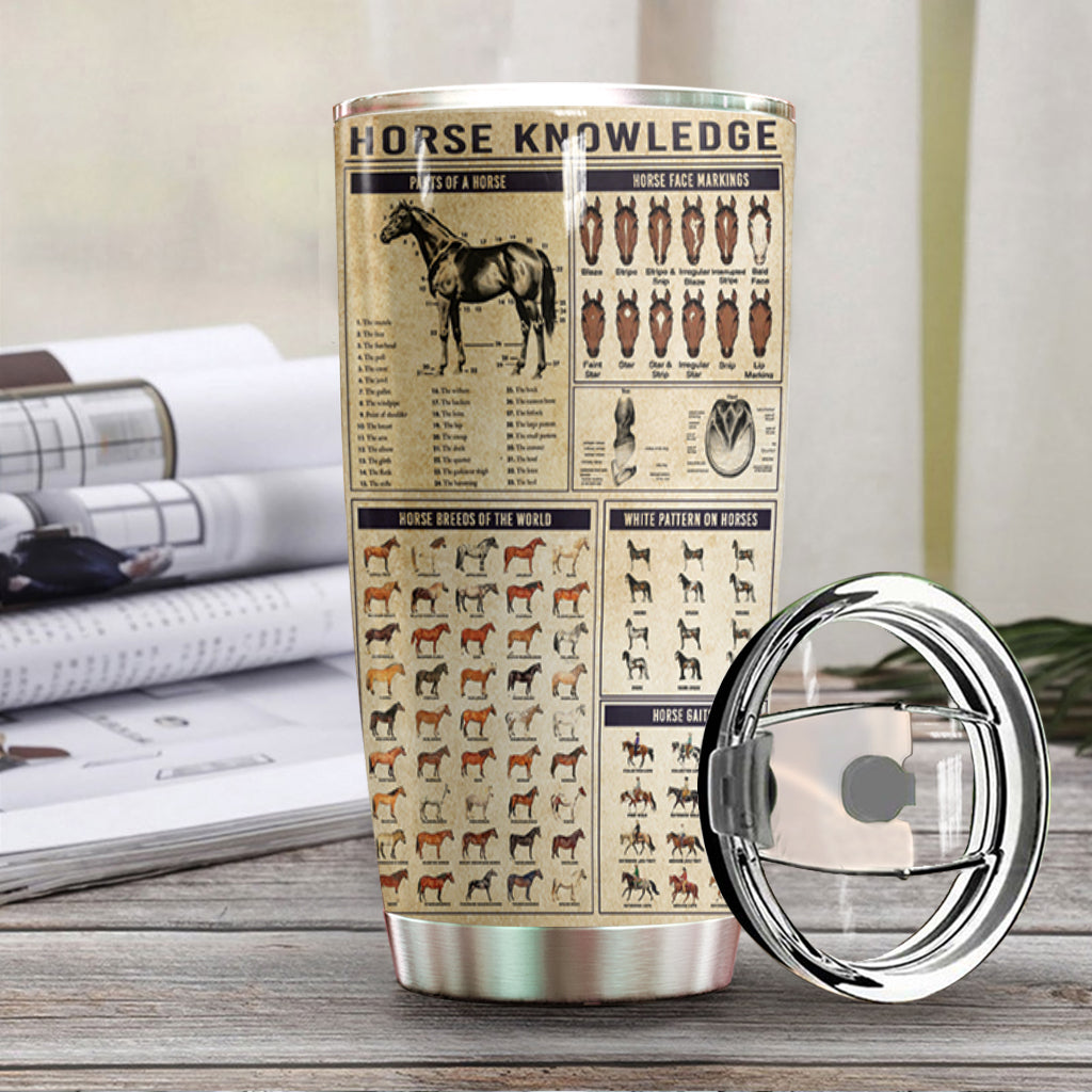 Horse Knowledge Personalized Tumbler
