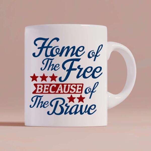 Girl And Dogs 4th Of July US Independence Day Personalized Mug - Name, Skin, Hair, Dog, Background, Quote can be customized