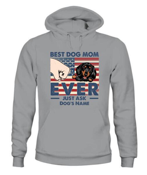 Best Dog Mom Fourth Of July Personalized Shirt - Name, Skin, Dog can be customized
