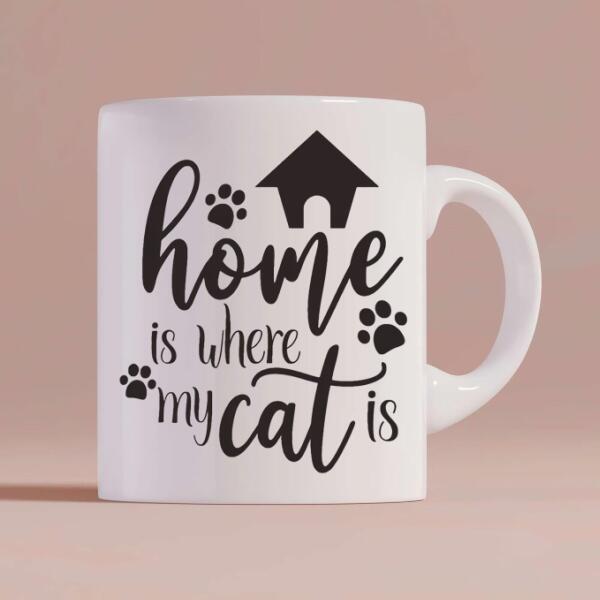 Cat Parents I Love You Personalized Mug - Cat, Name, Title and Quote can be customized