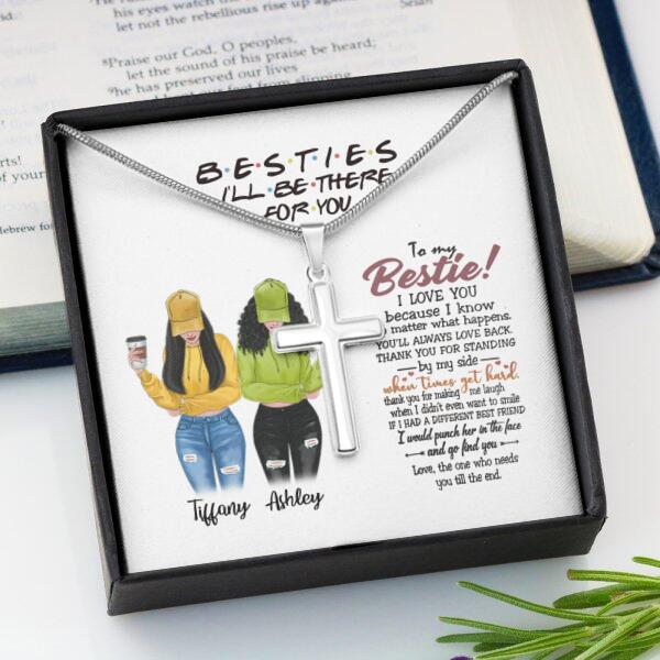 You Are Always Be My Person Necklace With Personalized Message Card (9 Necklace Designs) - Name, Skin, Hair, Clothes, Drink, Quote can be customized