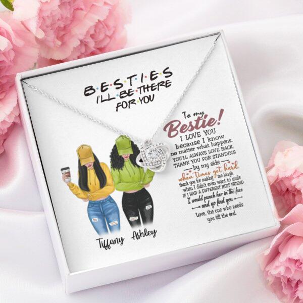 You Are Always Be My Person Necklace With Personalized Message Card (9 Necklace Designs) - Name, Skin, Hair, Clothes, Drink, Quote can be customized