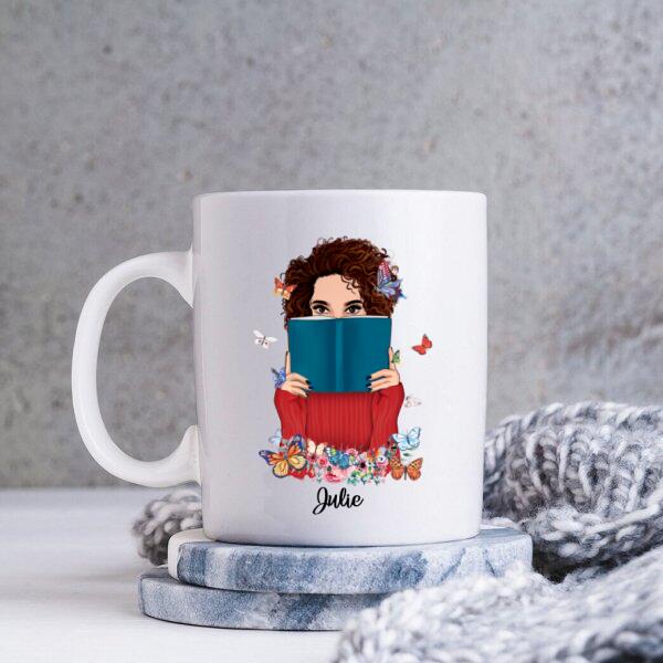Not Today I’m Booked Personalized Coffee Mug - Skin, Hair, Shirt, Name and Quote can be customized