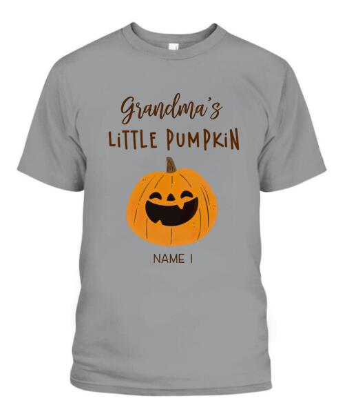 Halloween Little Pumpkins Personalized Graphic Apparel - Title, Number of Kids, Names can be customized