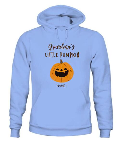 Halloween Little Pumpkins Personalized Graphic Apparel - Title, Number of Kids, Names can be customized