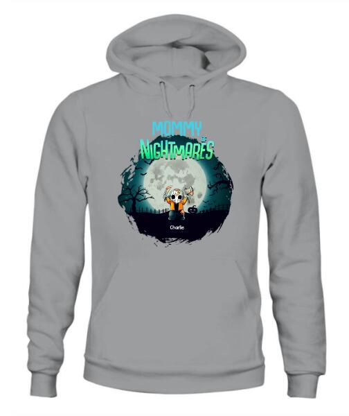 Halloween Nightmare Kids Horror Character Personalized Graphic Apparel - Title, Character, Name and Design can be customized