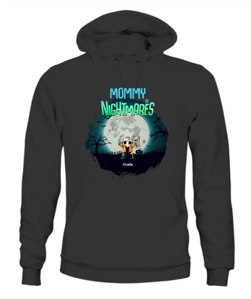 Halloween Nightmare Kids Horror Character Personalized Graphic Apparel - Title, Character, Name and Design can be customized