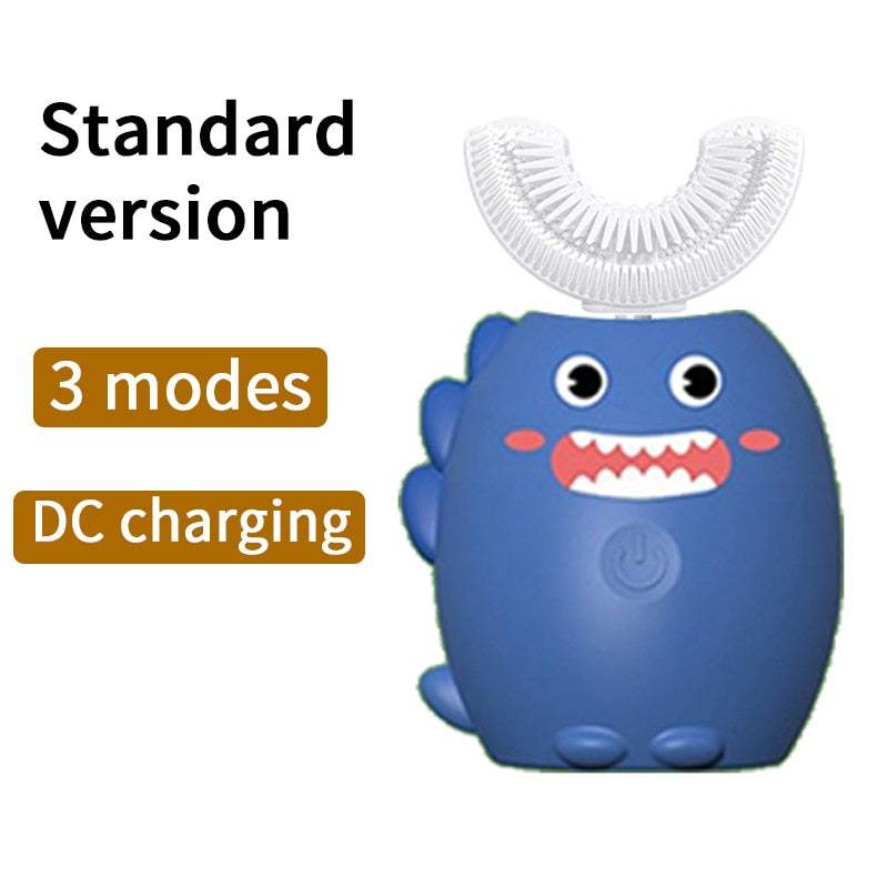 Sonic Kids Electric Cartoon Pattern Toothbrush