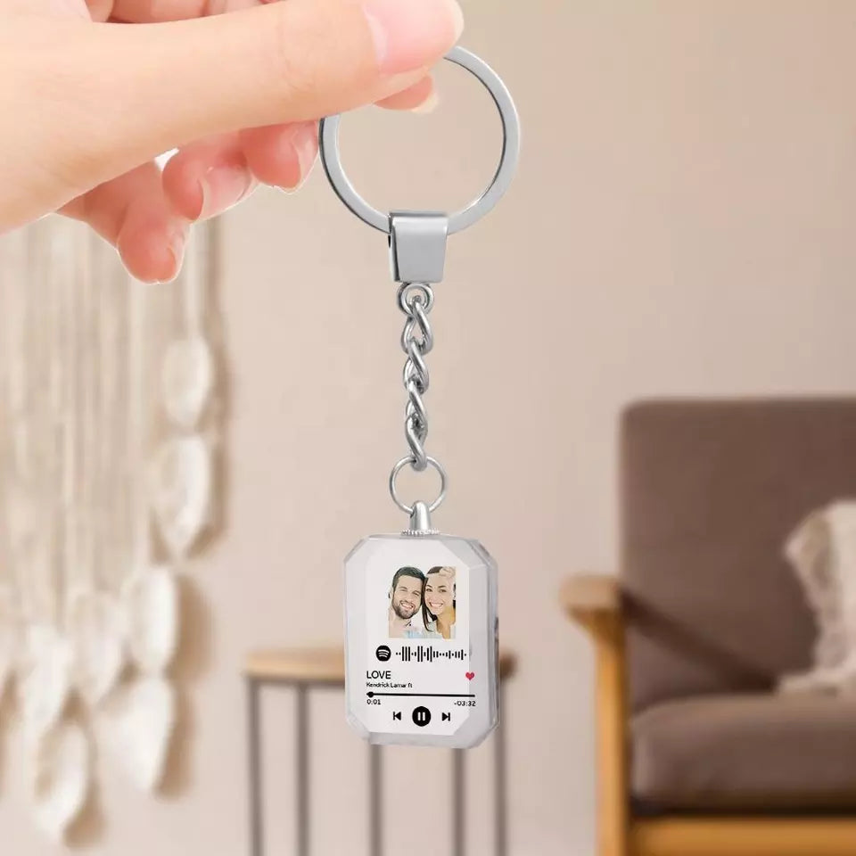 Spotify Code Gifts Personalised Keychains Crystal Picture Frame Spotify Keychain