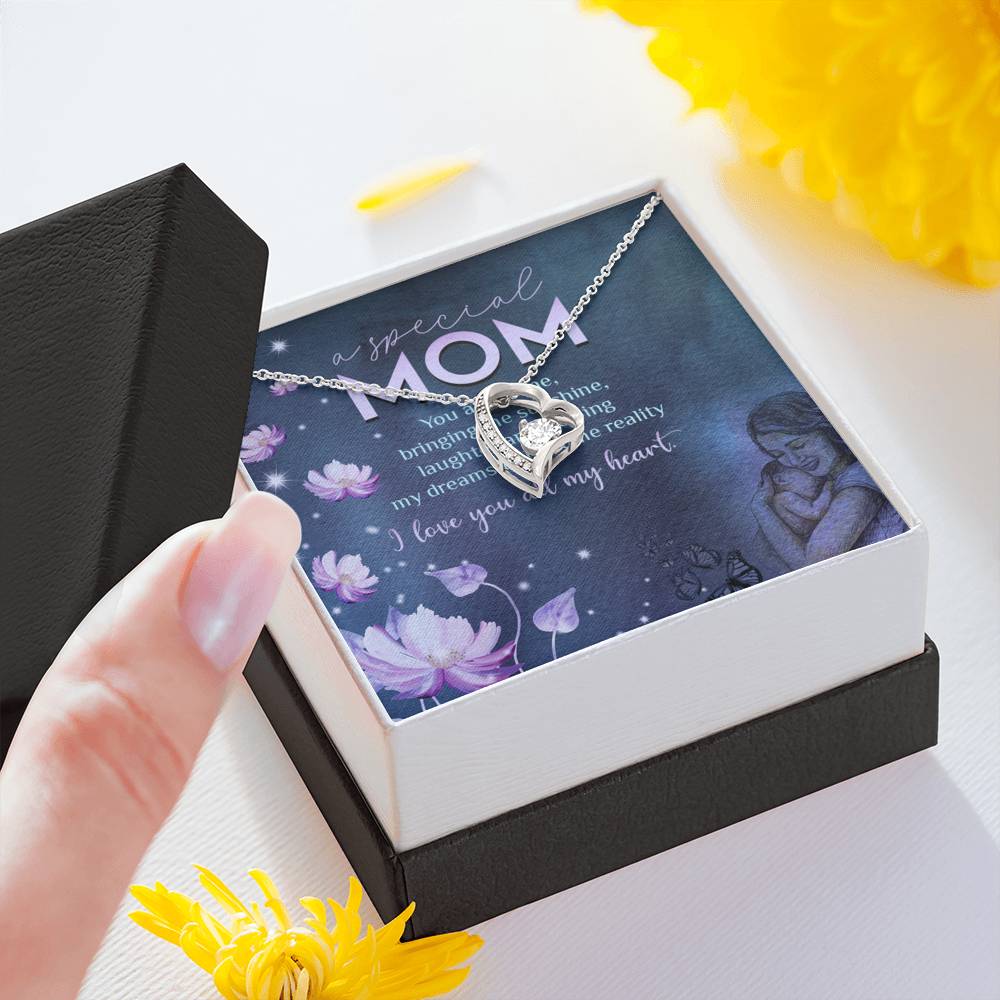 To My Mom Forever Love Necklace